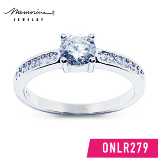 Memorine Jewelry แหวนเงินแท้ 925 ฝังเพชรสวิส(CZ) : ONLR279