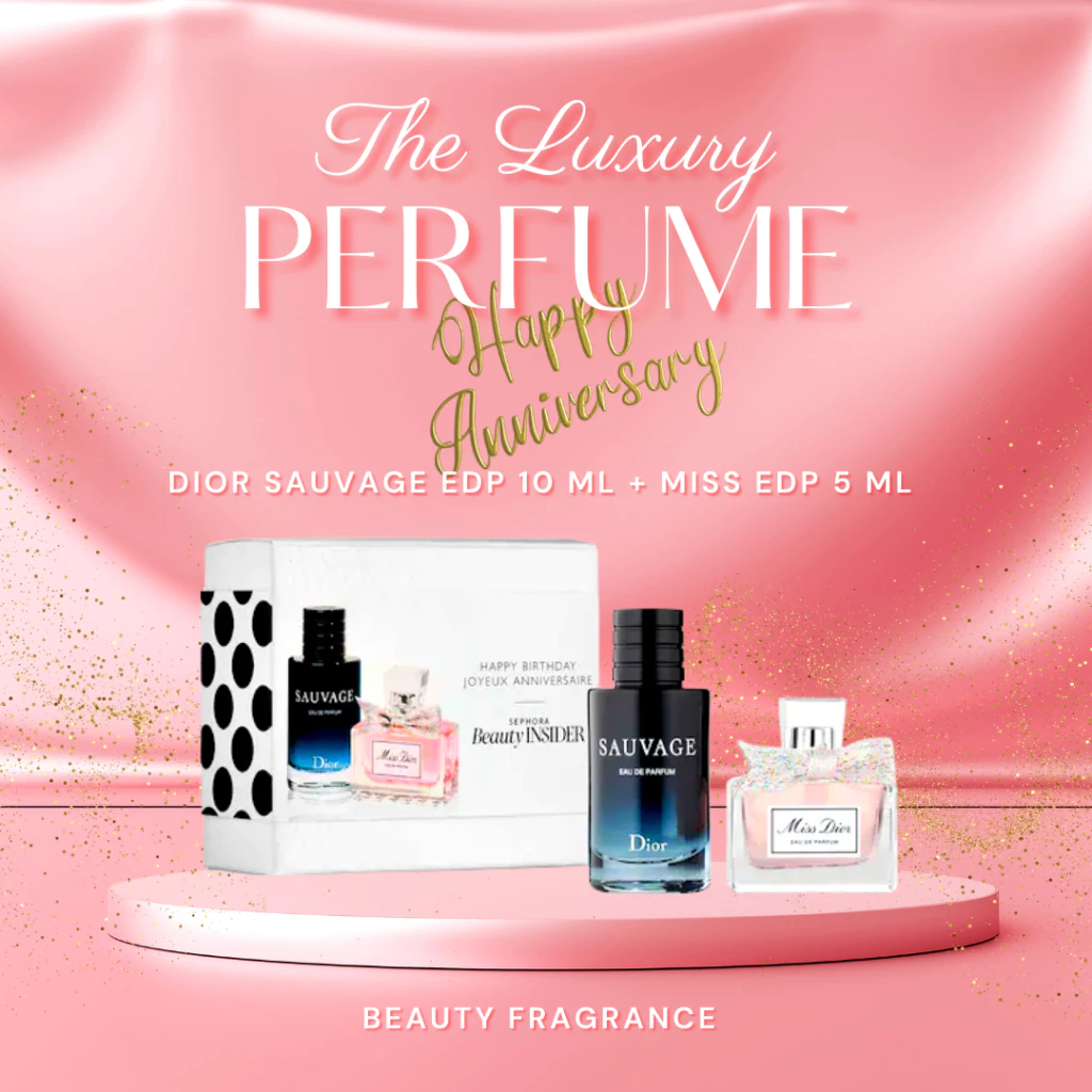 Set Dior Sauvage EDP 10 ML + Miss EDP 5 ML แบบแต้ม