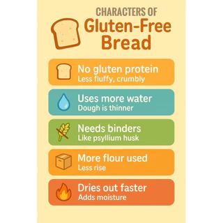S88GVL ขนมปังไร้กลูเตนจากแป้งข้าวเจ้าแบบไลท์ GLuten-Free Light Rice Flour Bread