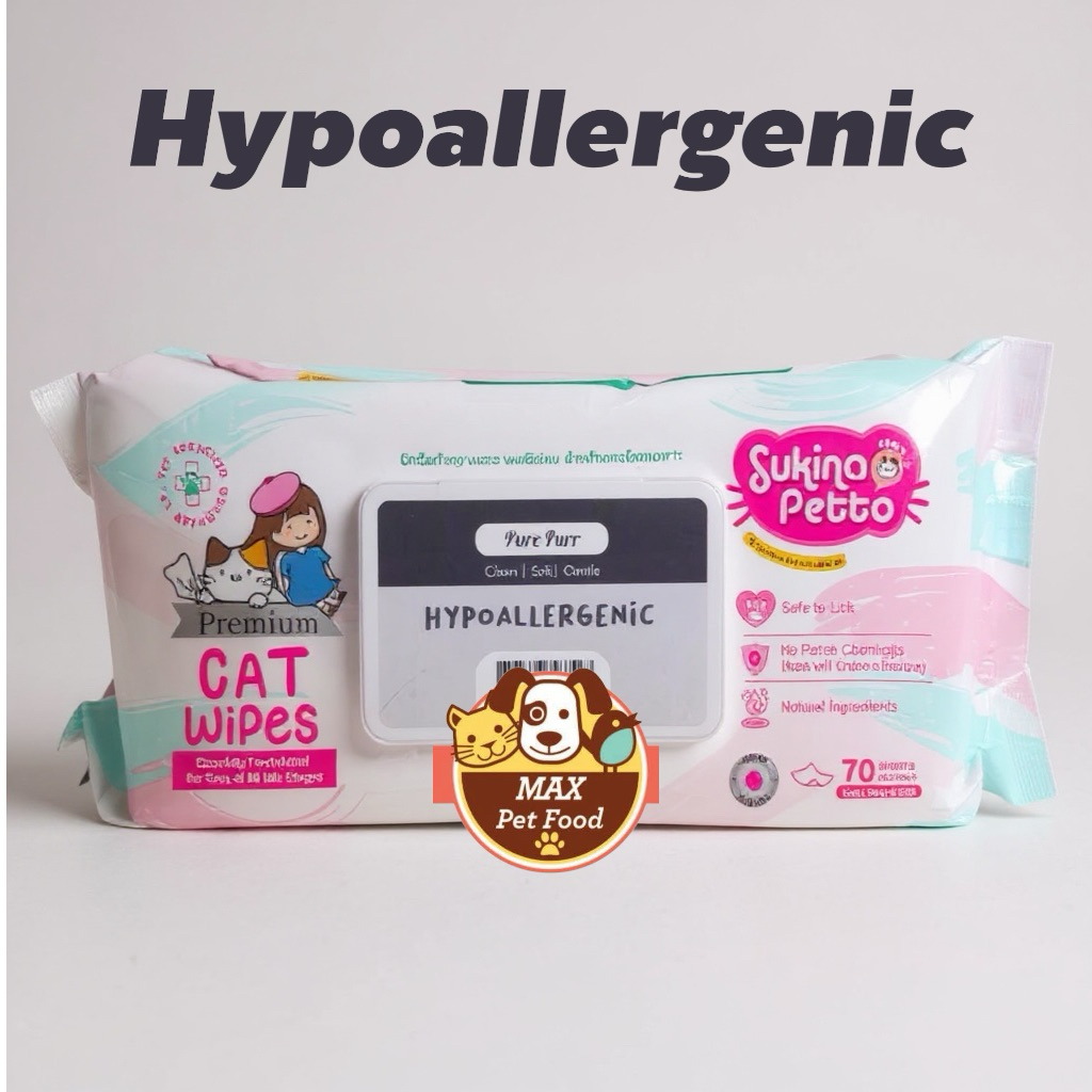 Sukina Petto Pets Wipes ผ้าเปียก สำหรับสัตว์เลี้ยง ราคา ถูกที่สุด ดีลบีเคเค แกลเลอรีภาพที่ 6