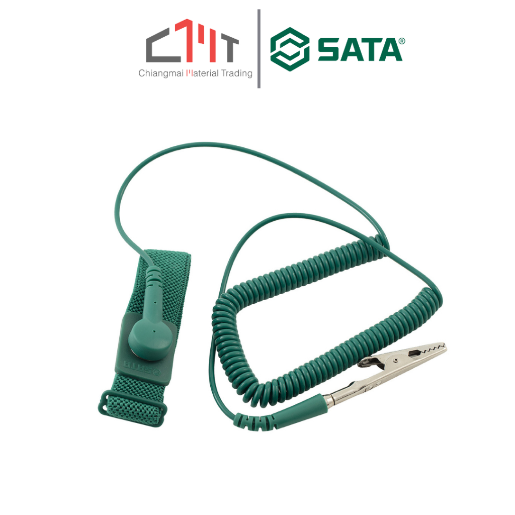 SATA สายรัดข้อมือ ป้องกันไฟฟ้าสถิต No.03310 (ESD Wrist Strap)
