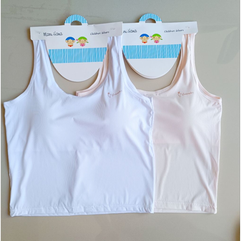 เสื้อซับในเด็ก first bar ตัวยาวฟองน้ำเย็บติด