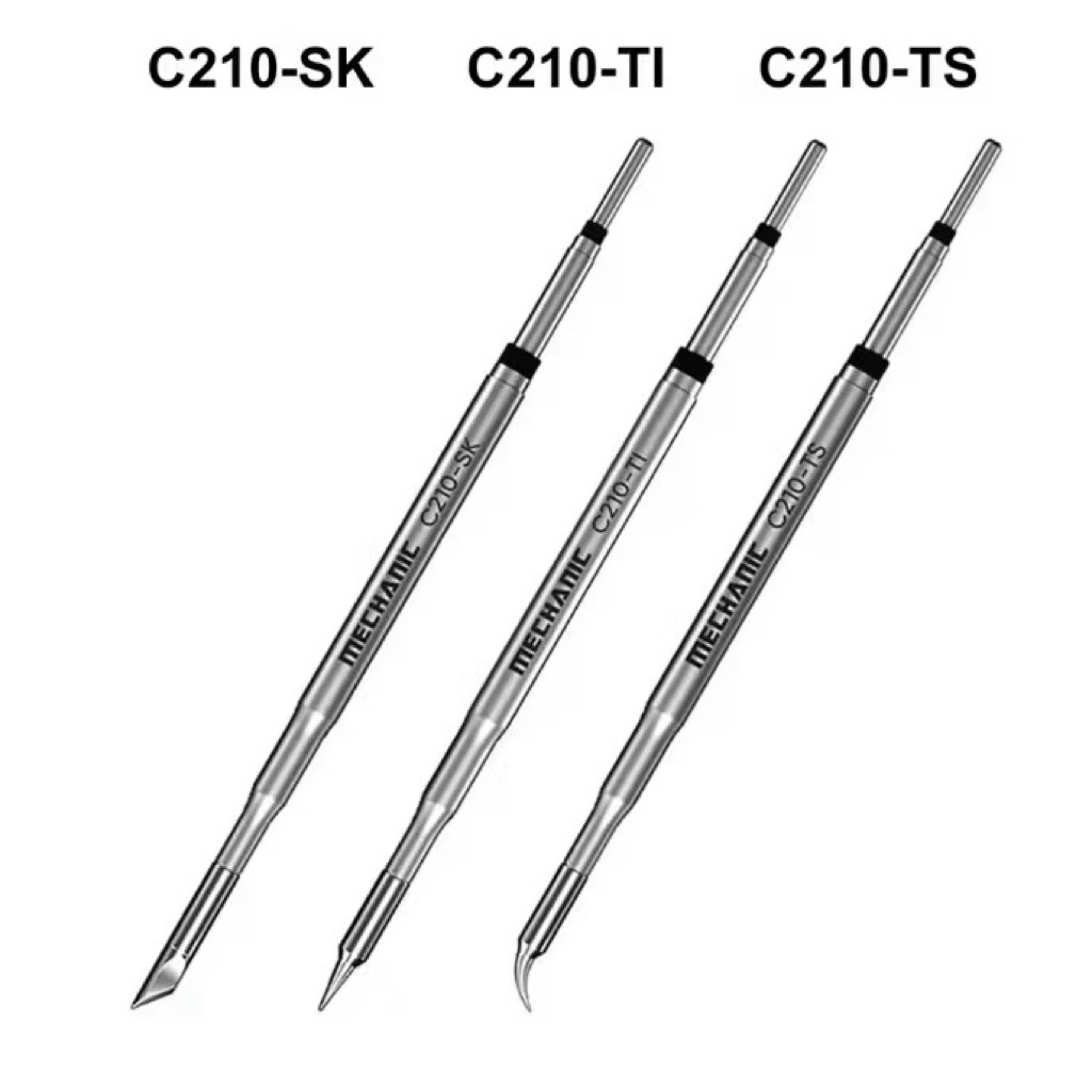 หัวแร้งบัดกรีเหล็ก Mechanic C210 TI TS SK ทําความร้อน ปลายแหลม 1s - รูปที่ 3