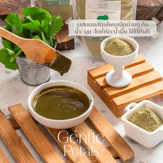 Gentle Petals ผงใบบัวบก พอกหน้า ขัดผิว| Centella Asiatica Powder Scrub