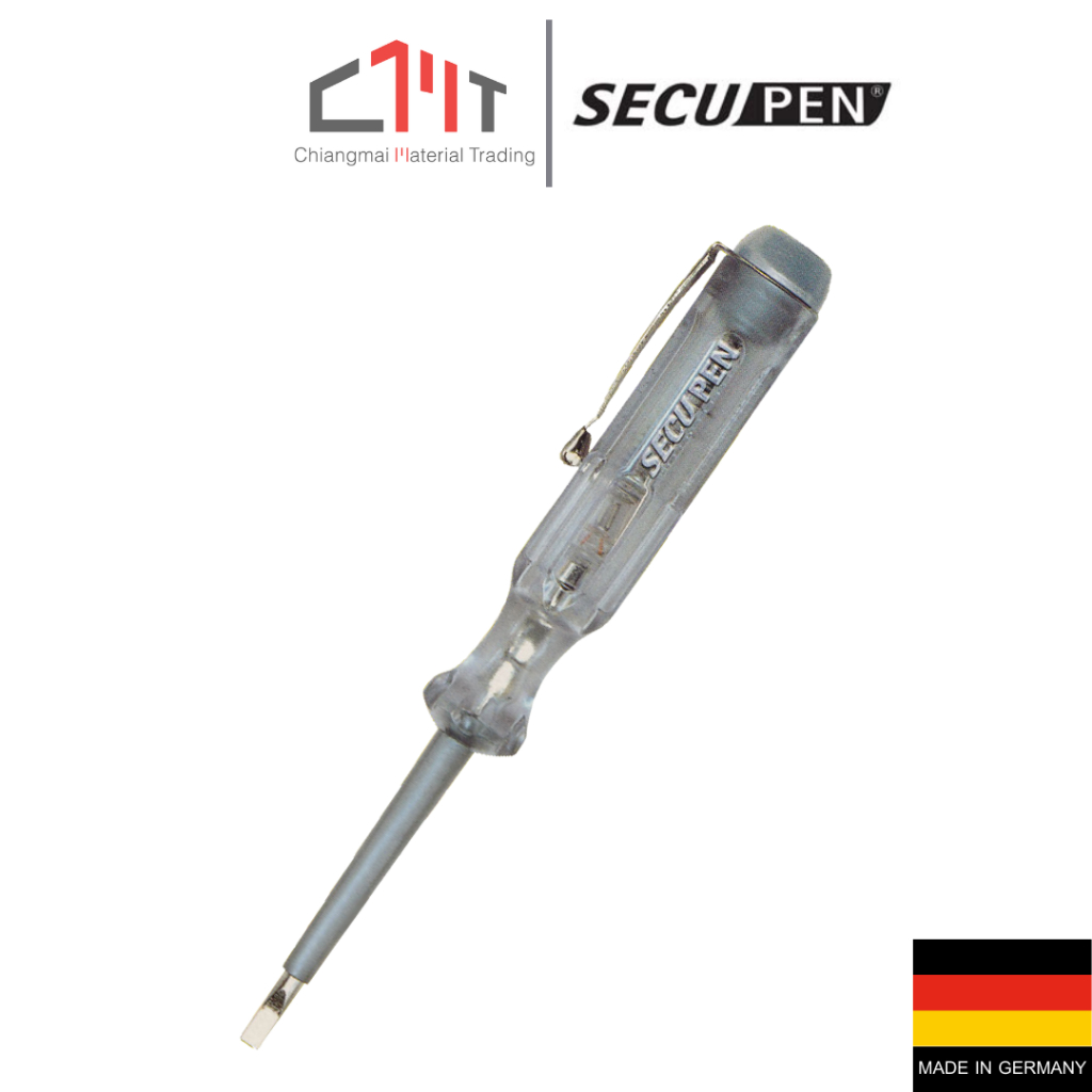 SECUPEN ไขควงวัดไฟ -3.5 x 52mm. No.17150 (MADE IN GERMANY)