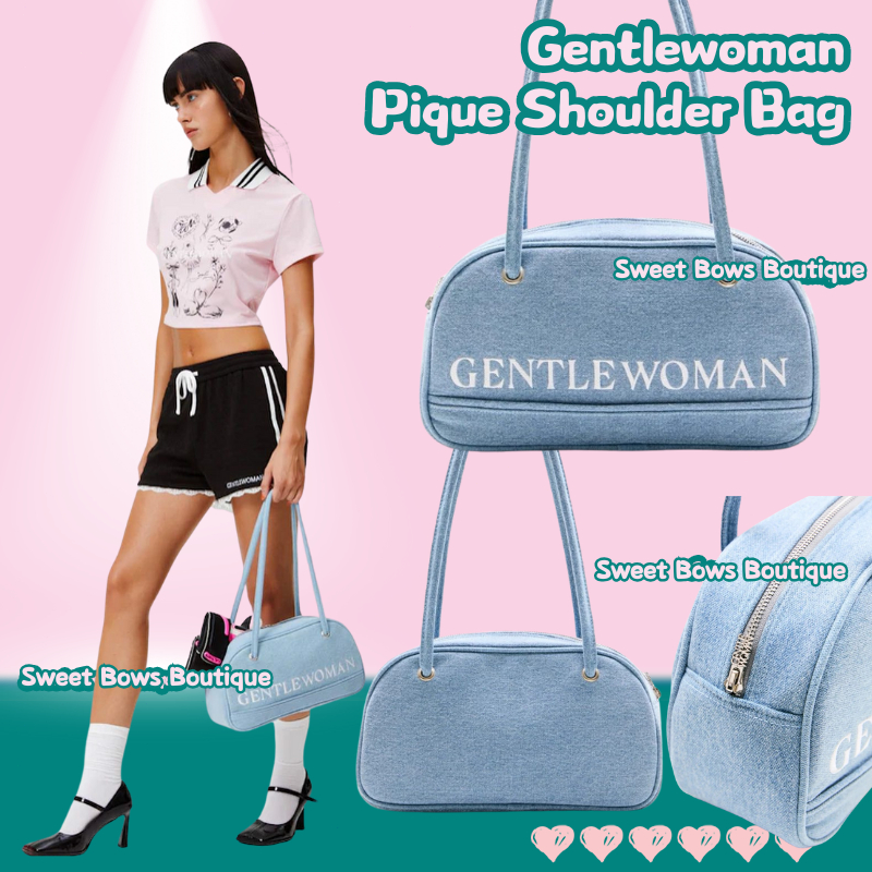 👜Gentlewoman Pique Shoulder Bag🔥 กระเป๋า เรียกว่ากระเป๋าสะพายข้าง//ของแท้ 100 %