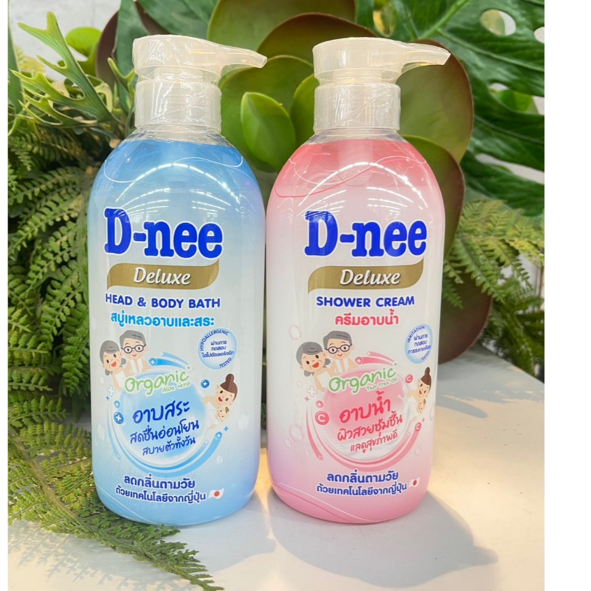 D-nee ดีลักซ์ สบู่เหลวอาบน้ำ สำหรับทุกคนในครอบครัว  สารสกัดจากธรรมชาติ (450 มล.)