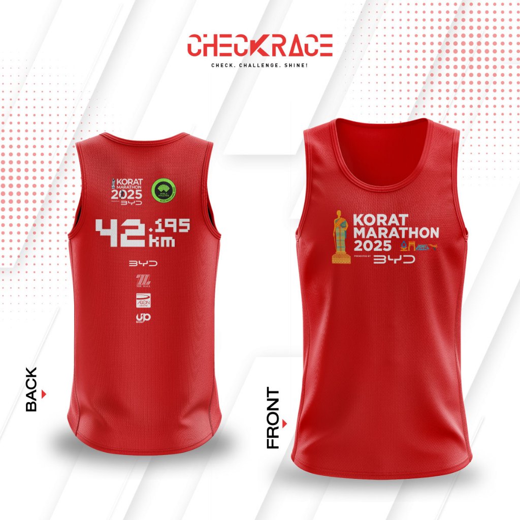 เสื้อวิ่งแขนกุด The Mall Korat Marathon 2025 (42K)