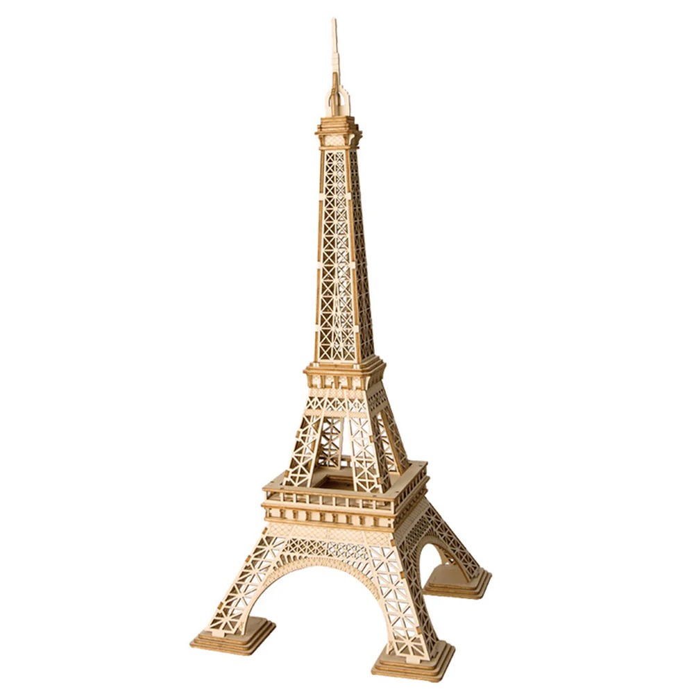 Rolife 3D Wooden Puzzle - TG501 Eiffel Tower ตัวต่อต้นซากุระบอนไซ | ของแต่งบ้าน ของเล่นศิลปะ DIY