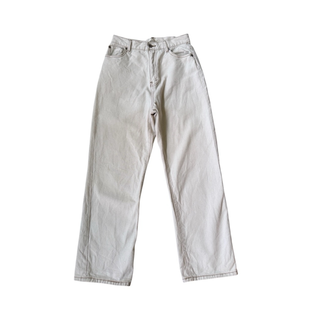 Apes jour jeans Sz.L เอว 28 สะโพก 40 เป้า 13 ยาว 40.5 ปลายขา 9