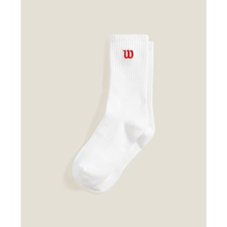 Wilson Unisex CREW W LOGO SOCKS WU00126531WTA Official Store