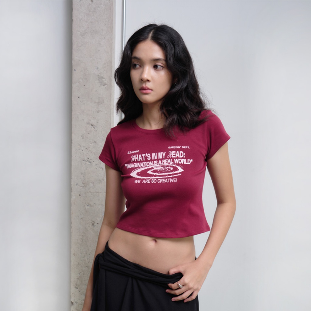 Garcon Basic | What is in my head | เสื้อเบบี้ที – โปรปัง
