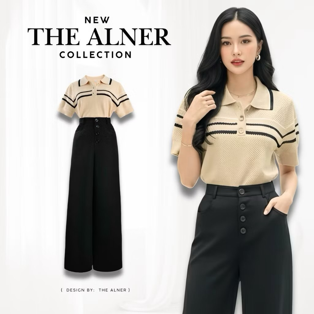 ชุดเซ็ท 2 ชิ้น งานป้าย The alner ขนาด 3XL