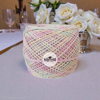 เชือกฟอกสีเหลือบ โทนพาสเทล ขนาด 200g 🌟