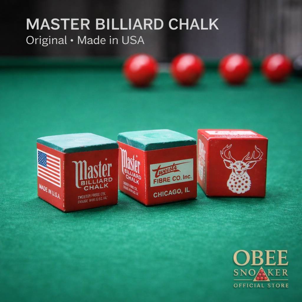 ชอล์กฝนหัวคิว MASTER สีเขียวเข้ม (Spruce) หัวกวาง ของแท้ Made in USA