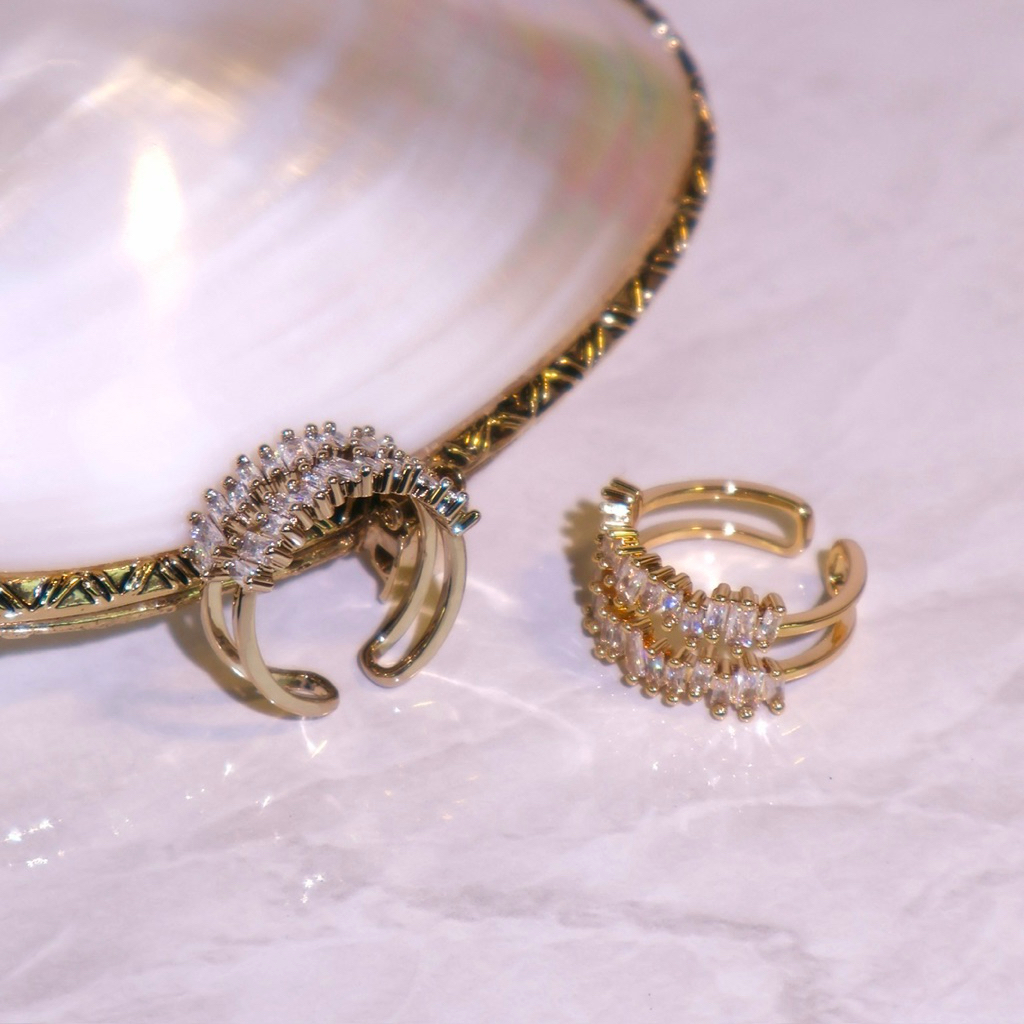 gigaglam blinky layers | แหวนประดับเพชร CZ