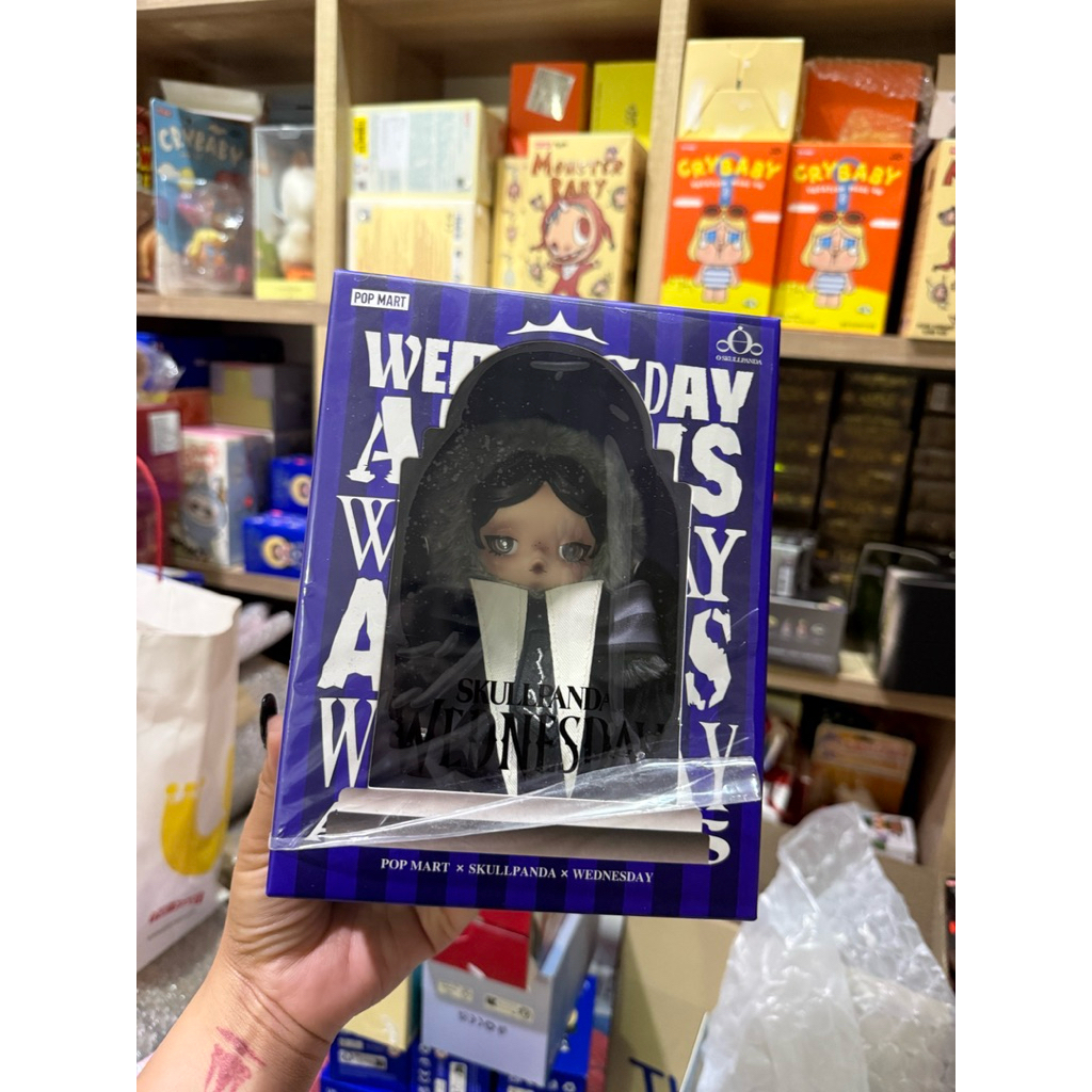 🇹🇭พร้อมส่งด่วนจากไทย SKULLPANDA x Wednesday Plush (Nevermore Academy Uniform Version)