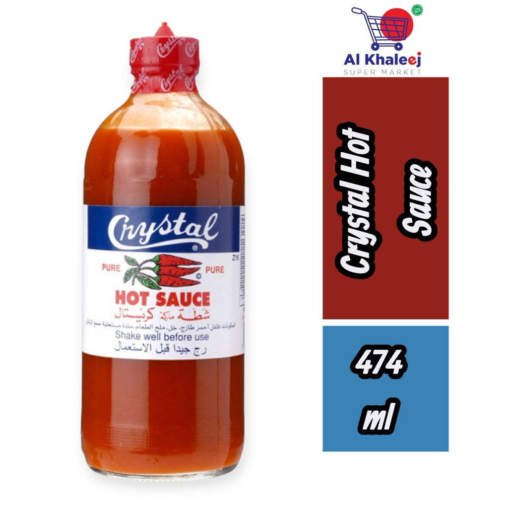 Crystal Hot Sauce 474g +++ ซอสพริก 474กรัม