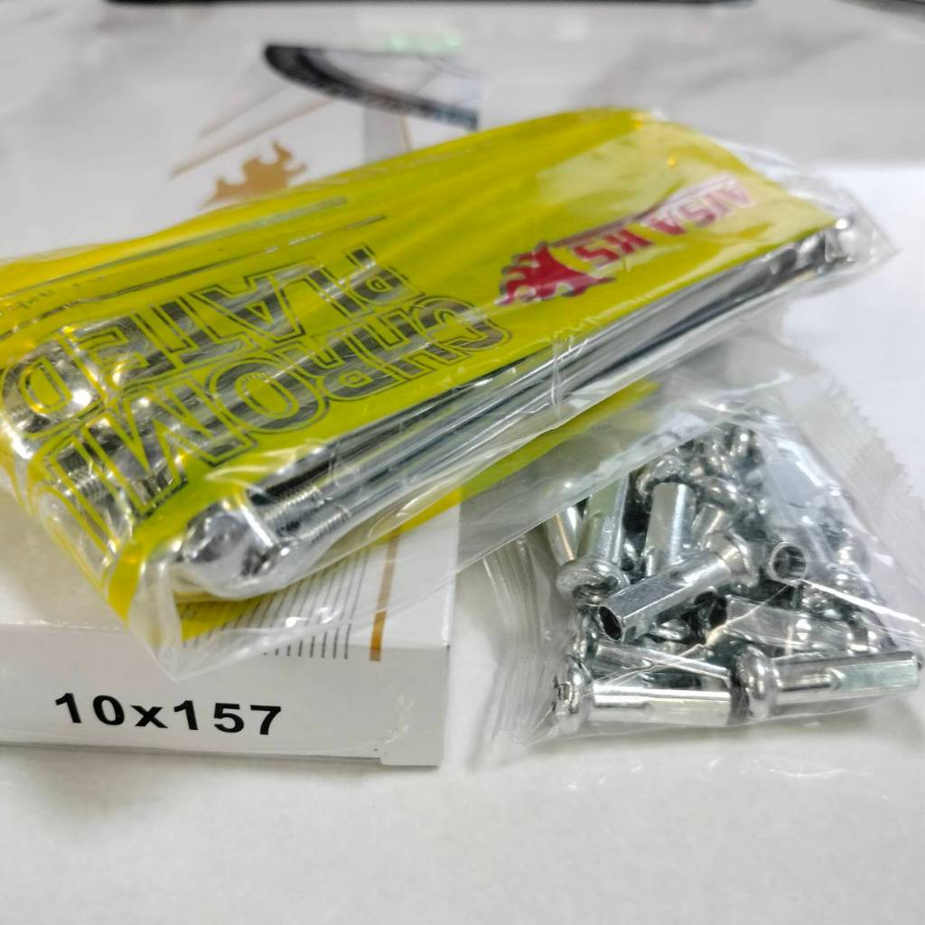 AISA KS SPOKE & NIPPLE 10X157