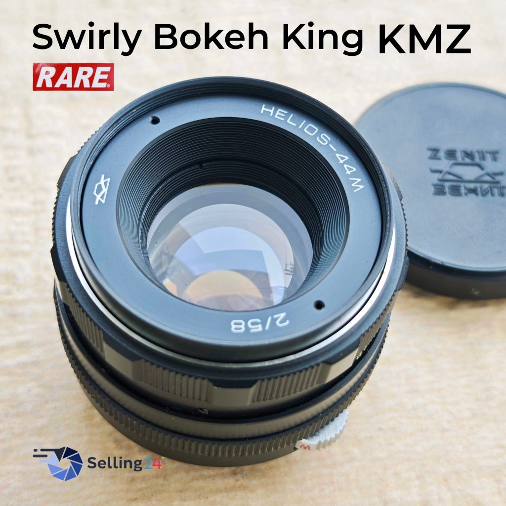 เลนส์ HELIOS-44M 2/58 Mount M42 Excellent 80% KMZ Swirly Bokeh King ในตำนาน