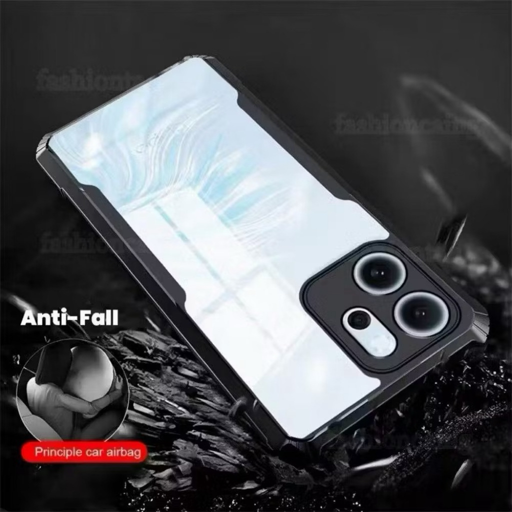 HHL เคสขอบดำหลังใส สำหรับ Oppo Reno15F Reno15Pro Max กันกระแทก เคสใส - รูปที่ 5