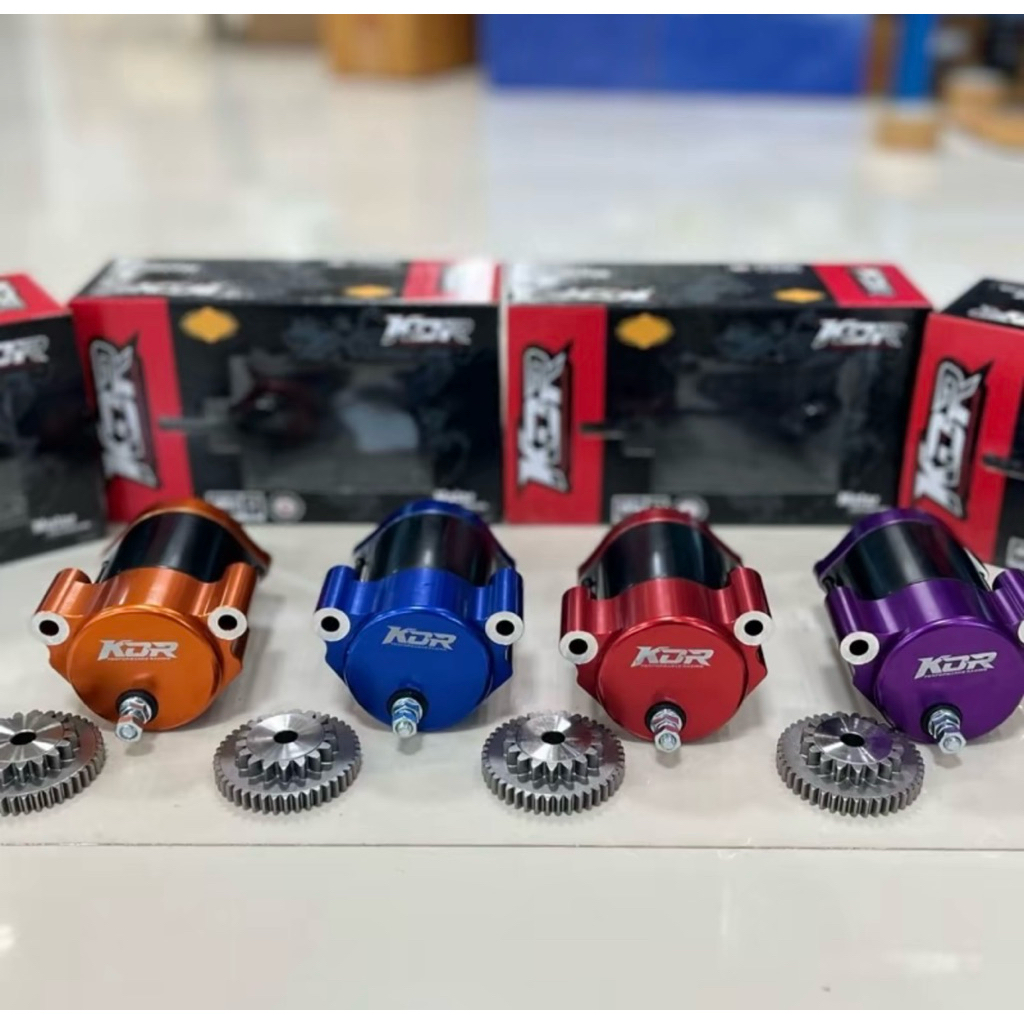 ไดสตาร์ท CNC ใส่ wave125 KDR ตัวใหม่ พร้อมเฟือง สำหรับรถลูกใหญ่ 57-80 เอาอยู่
