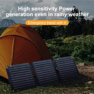 [15W-60W]โซล่าเซลล์ชาร์จมือถือ Fast Charge โซลาร์เซลล์พกพา ช…