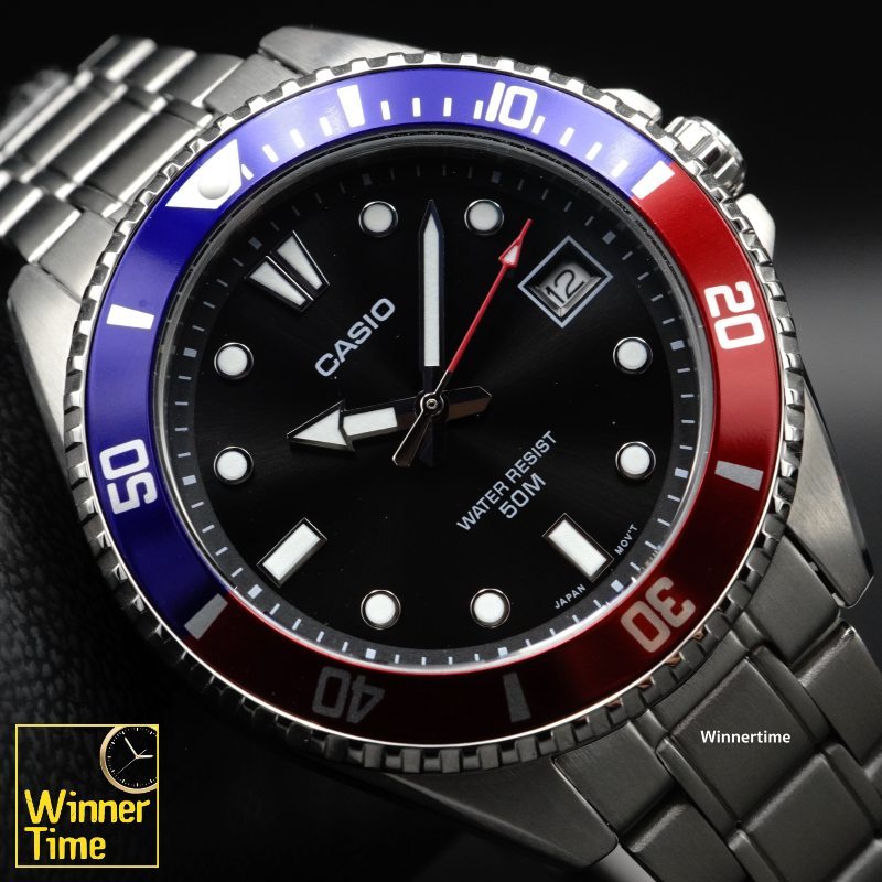 นาฬิกา CASIO มาตรฐาน อะนาล็อก รุ่น MDV-10D-1A3V