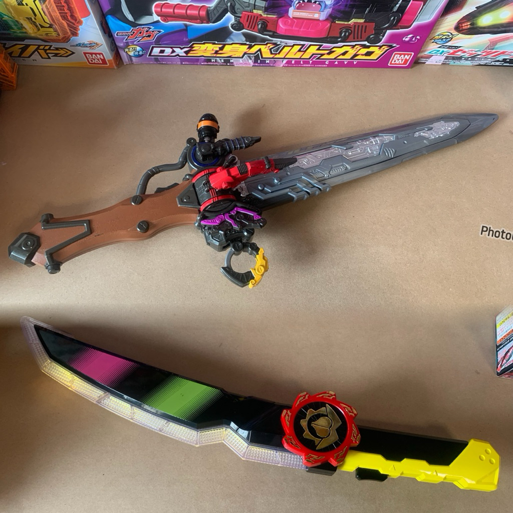 * Bandai แท้ * ดาบแปลงร่าง DX Ohger Caliber / DX Zanglass Sword / ขบวนการ คิงโอเจอร์ / ดงบราเธอร์ส