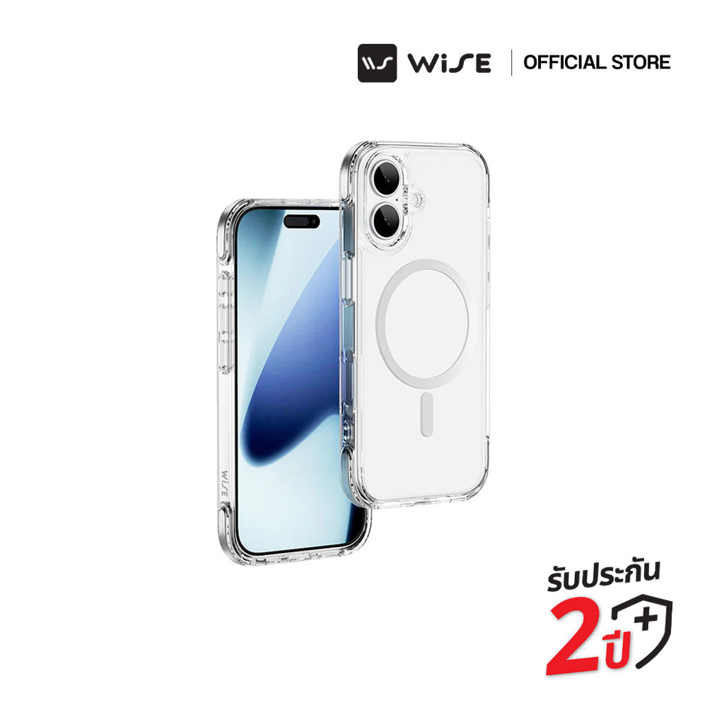 WISE Phone Case สำหรับไอโฟน iPhone 17 /17 Air /17 PRO /17 PRO MAX เคสใส เคสแม่เหล็กใส เคสกันกระแทก