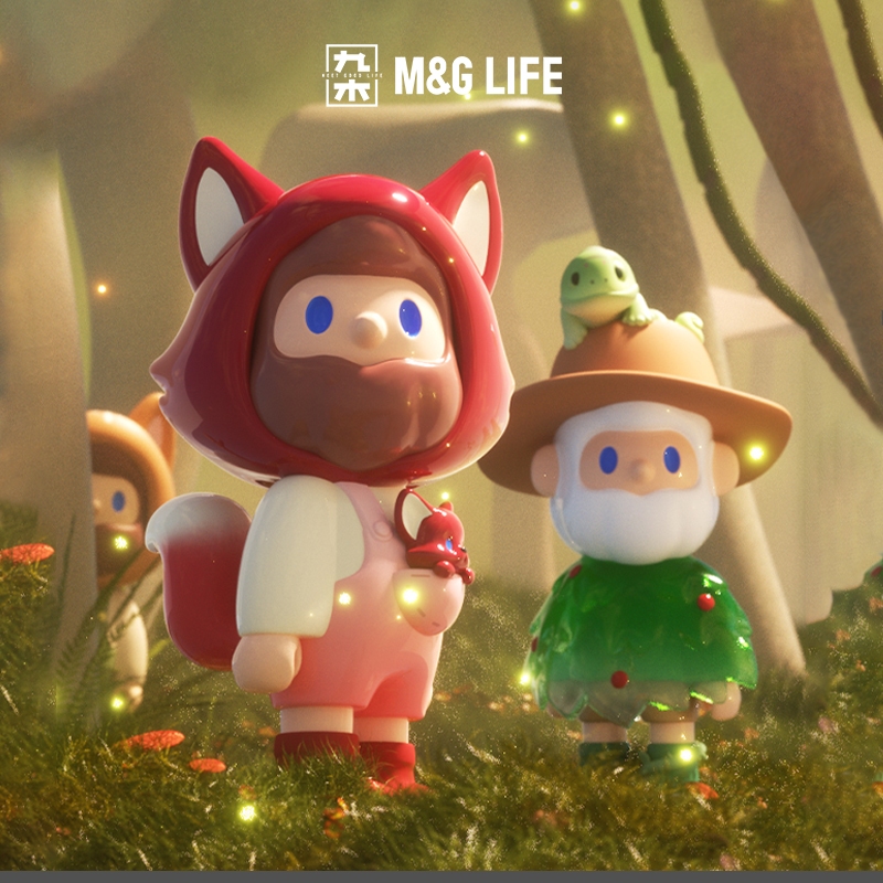 M&G LIFE x FARMER BOB Encounter In The Wild Series 1 pcs Blind Box Action Figure Toys