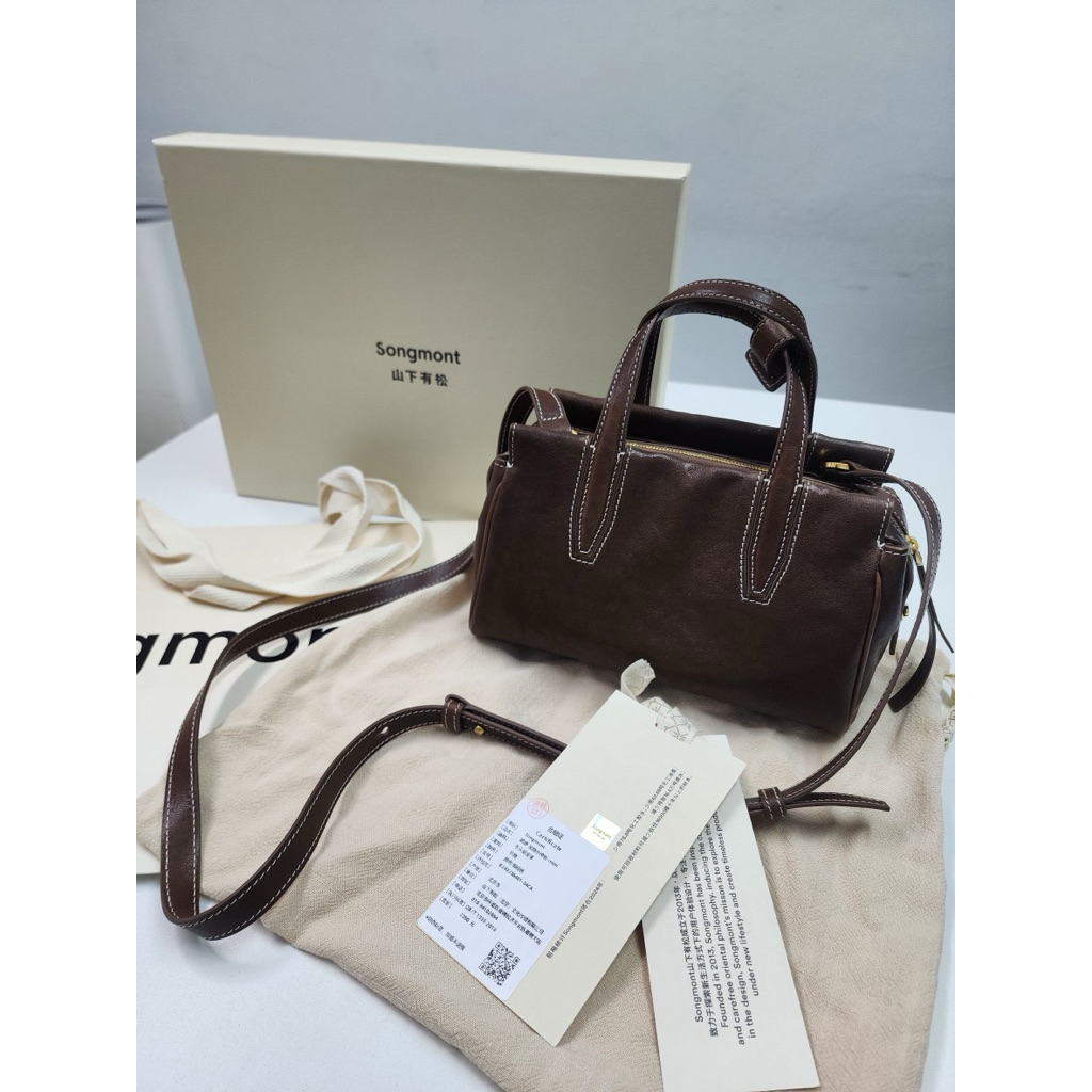 (มือสอง) Songmont Mini Yore Duffle Bag Sandal กระเป๋าสะพายมือสอง แบรนด์เนม สภาพดี