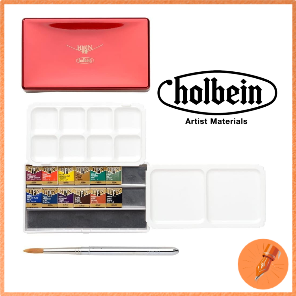 Holbein Artist Watercolor Pan Set Various Colors