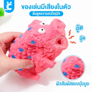 [ส่งฟรี🇹🇭] CleverPet ของเล่นสุนัข บีบมีเสียง ยางธรรมชาติ ของเล่นหมา เหนียวและทน Latex Pig Dog Toy