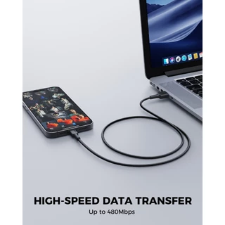 AUKEY CB-BAL7 สายชาร์จเร็วไอโฟน 8-14 Series Lightning Cable MFi Certified 0.9m