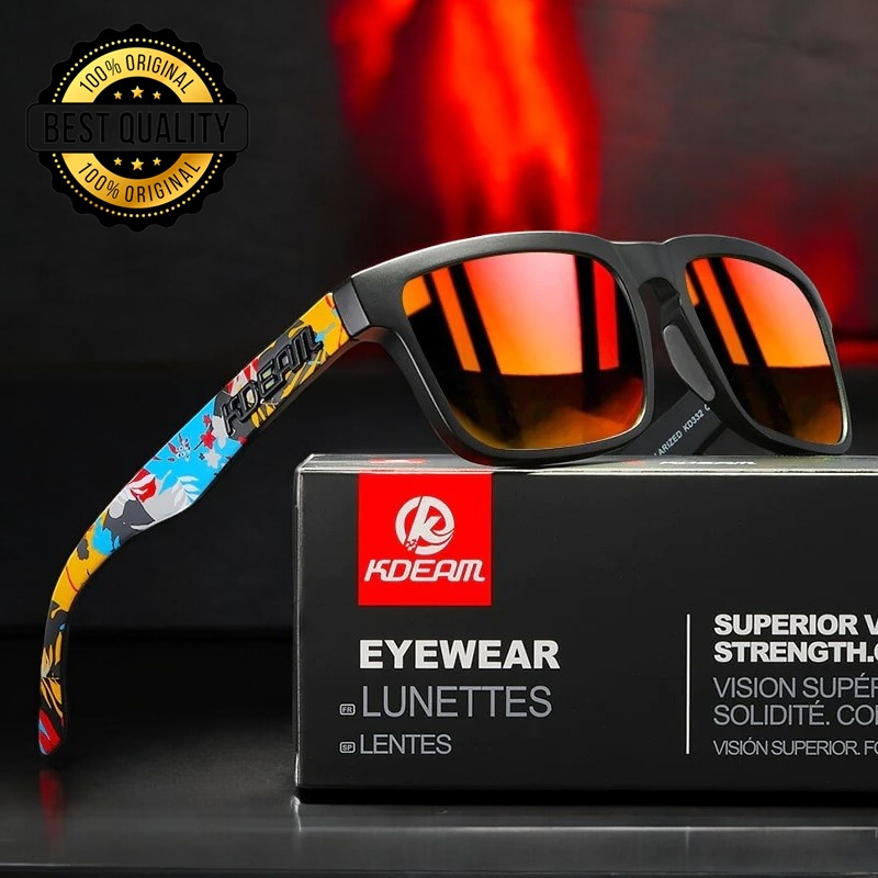 แว่น KDEAM เลนส์ส้ม ของแท้ นำเข้า รุ่นขายดีที่สุด ร้านกทม. ส่งเร็วมาก แว่นกันแดด สวยหรู