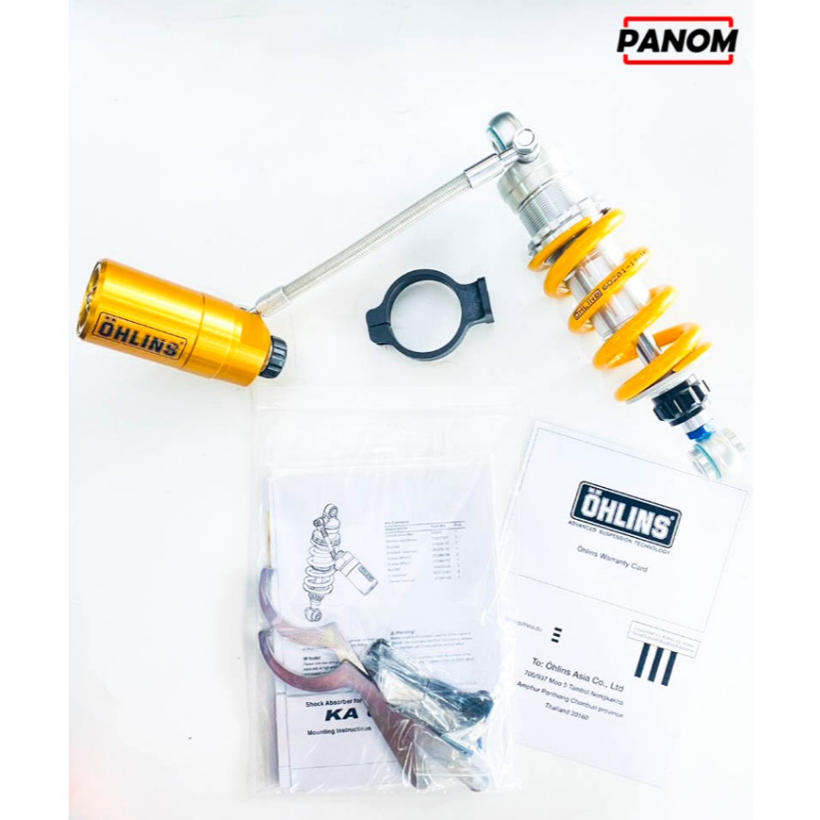 OHLINS โช้คหลัง โช้คอัพ KA607 สำหรับ KSR110 KAWASAKI KSR (ความสูง 245 mm.) KA 607 LWT-KA607