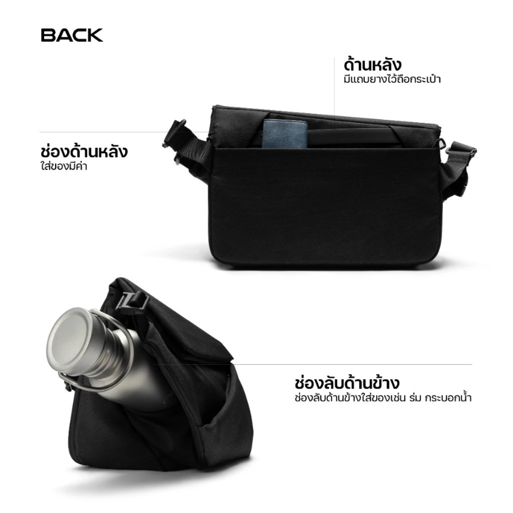 🇹🇭ส่งทันที NIID Radiant Mega Sling Bag กระเป๋าสะพายข้าง และคาดอก ขนาด 14 นิ้ว - รูปที่ 2