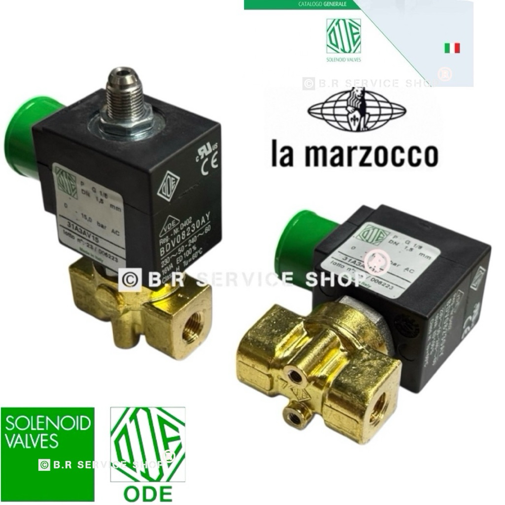 Solenoid valve 3 way 1/8 1หุน ODE (Made in Italy) อะไหล่เครื่งชงกาแฟ