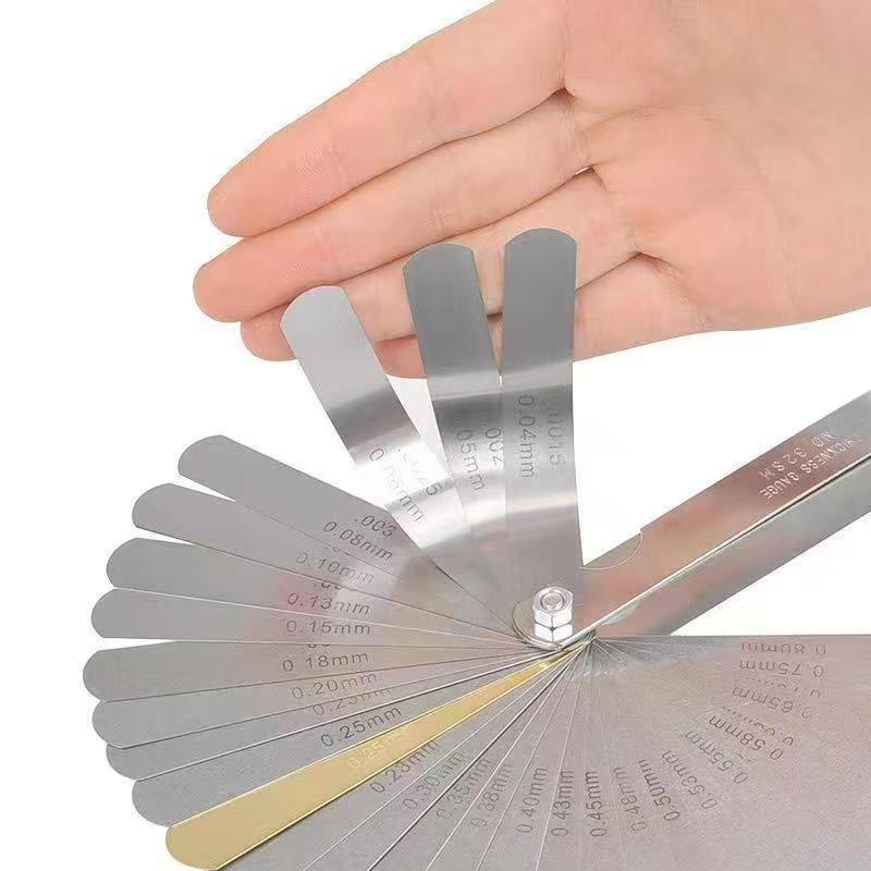 ฟิลเลอร์เกจ 32 เกจวัดความหนา 32ใบ ฟีลเลอร์เกจ 32 ใบ ใบ 0.01-0.88 mm พร้อมส่ง ตั้งวาล์วไอดี ไอเสีย ป้องกันสนิม ทนทาน - รูปที่ 6