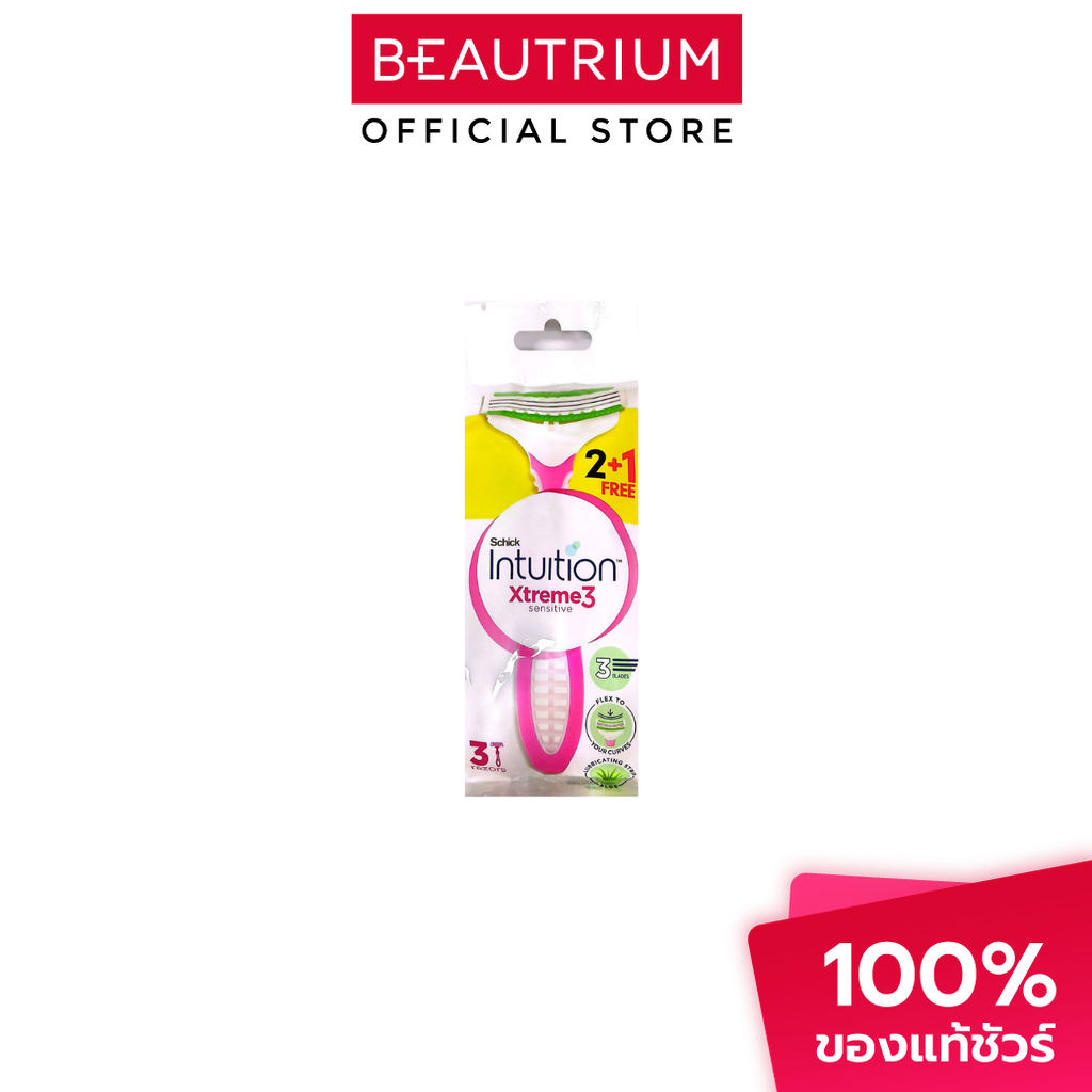 SCHICK Intuition Xtreame3 Sensitive มีดโกน 1pcs