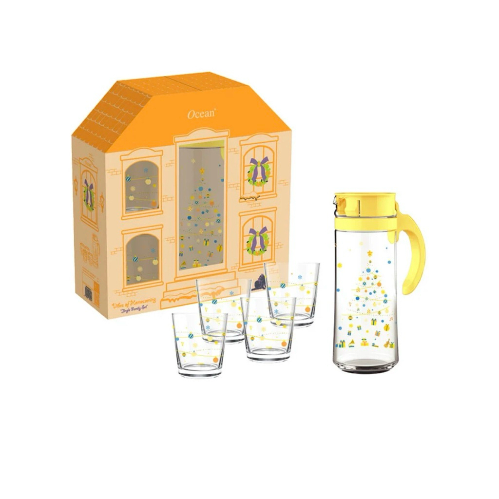 OCEAN Vibes of Homecoming เซตเหยือกและแก้ว น้ำ Family Set (Set of 5)