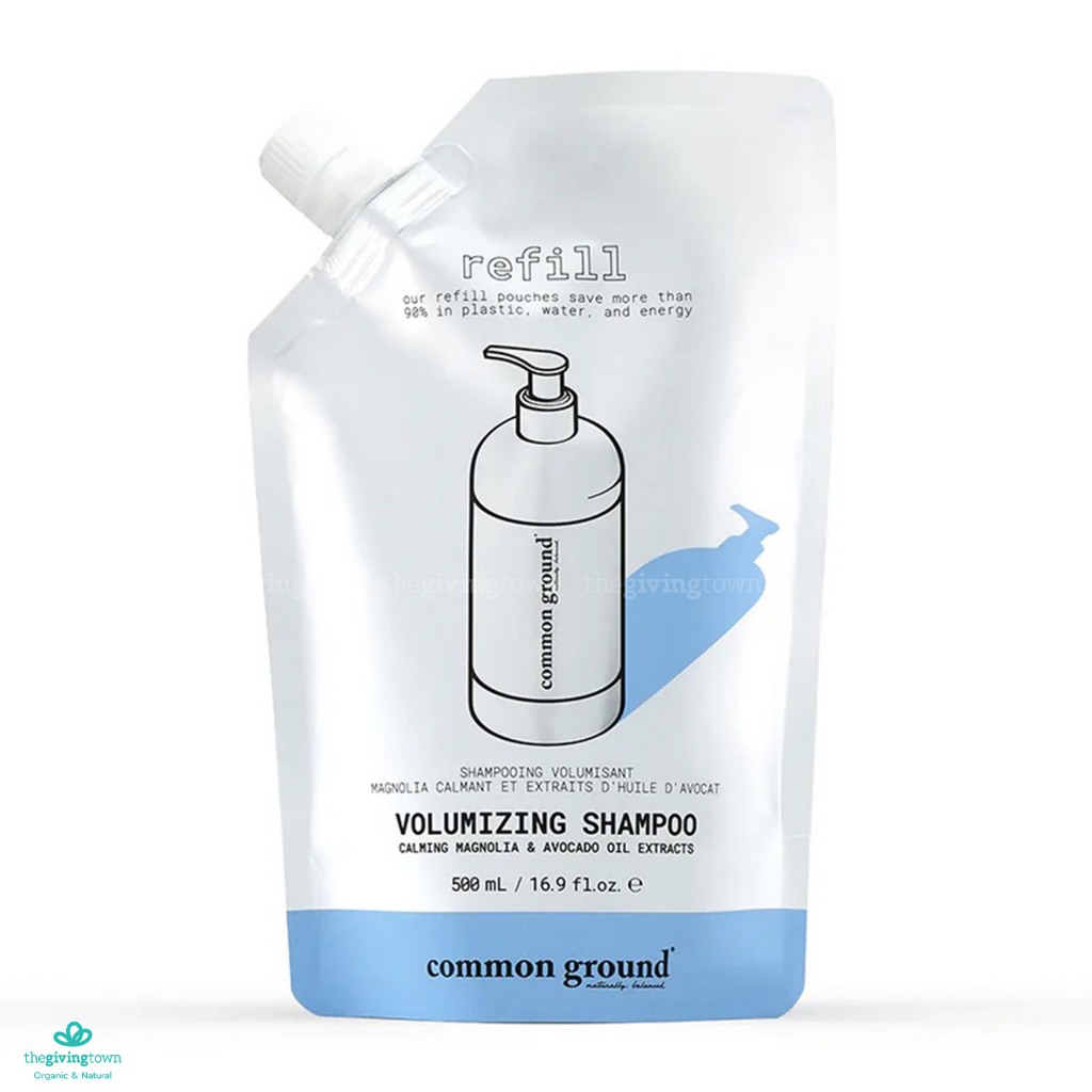 Common Ground แชมพู VOLUMIZING SHAMPOO REFILL รีฟิว