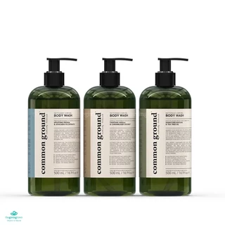 Common Ground สบู่เหลวอาบน้ำ Body Wash ขนาดใหญ่ 500 มล 3 สตูรให้เลือก