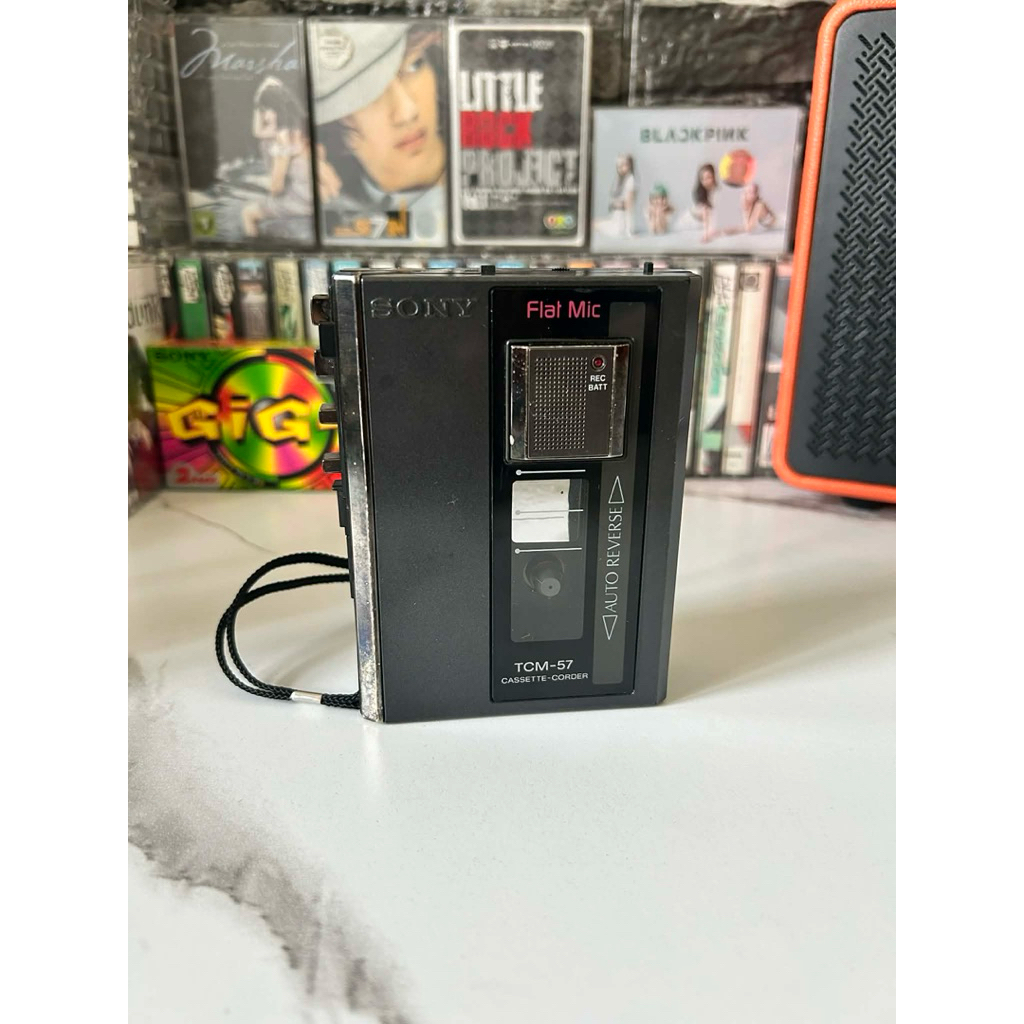 เครื่องเล่นเทป Cassette Player Sony Tcm-57 ระบบ Mono