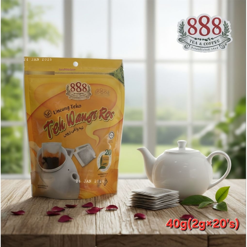 ผงชา888แบบถุงกรองชา(2g×20ซอง)