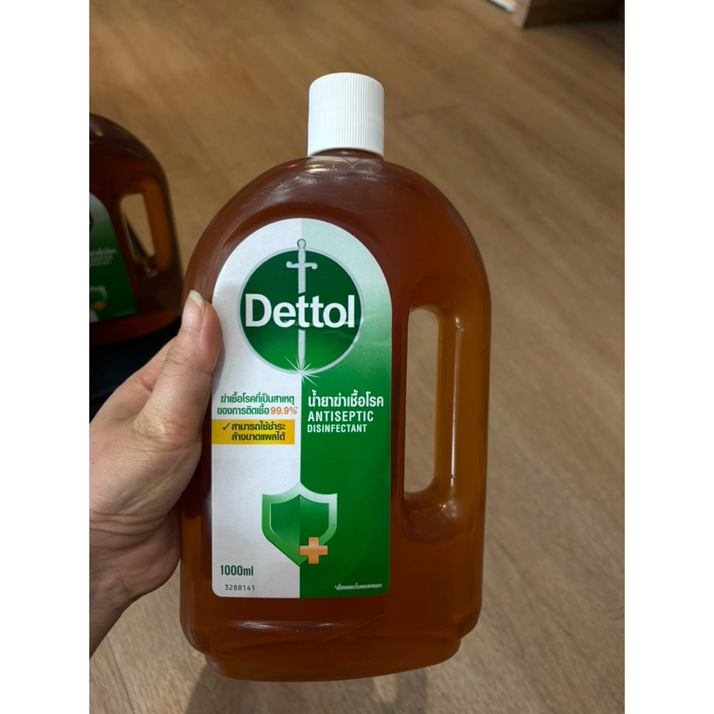 เดทตอล Dettol 1000ml .ฆ่าเชื้อโรค เชื้อแบคทีเรีย เชื้อรา 99.9%