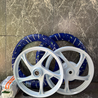 ชุดล้อแม็กพร้อมยางครบชุด กว้าง 14 นิ้ว ใส่ MIO,FINO,NOUVO,NO…