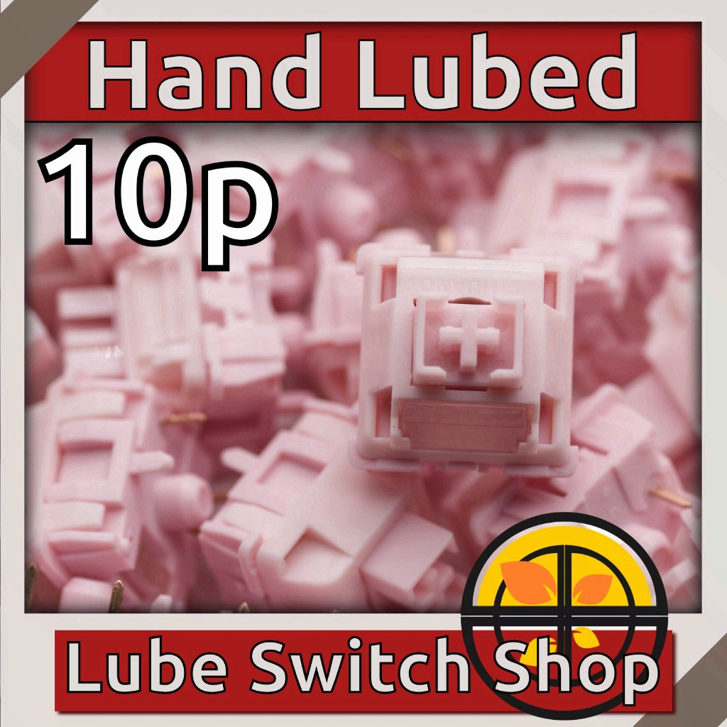 ลูปมือ10ตัว Huano Sakura V2 Lubed Linear Switch