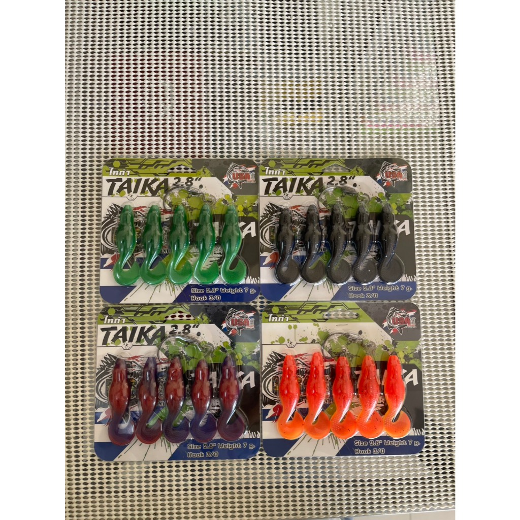 เหยื่อยาง USA รุ่น TAIKA JR 2.8" (ไทก้า) by น้าโอ๊ต USA